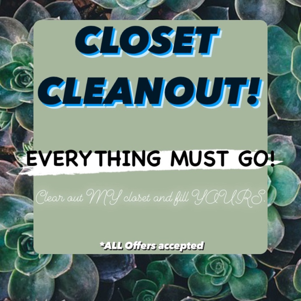 WEDNESDAYS & FRIDAYS!! *CLOSET CLEANOUT*